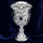 Серебряная рюмка для водки или коньяка "Алтай-5" (объем 55 мл) - фото 1