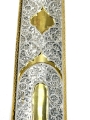 Серебряный кинжал с гравировкой, позолотой и кизлярской сталью "Герцог-4" - фото 2