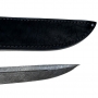 Серебряный нож с дамасской сталью и ручкой из орехового дерева "Хищник-3" - фото 5