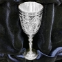 Серебряная рюмка для водки или коньяка "Встреча-3" (объем 75 мл) - фото 1