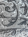 Серебряная тарелка-поднос "Сибирь" - фото 3
