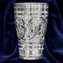 Набор серебряных стаканов "Эскиз-3" (6 шт) (объем 1 стакана 330 мл) - фото 1