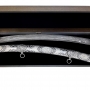 Серебряная сабля с гравировкой, чеканкой, горячей чернью, слоновой костью и дамасской сталью "Легенда-2" - фото 3