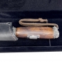 Серебряный нож с дамасской сталью и белым топазом "Хищник-2" - фото 7