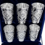 Набор серебряных стаканов "Экзотика-2" (6 шт) (Объем 1 стакана 400 мл) - фото 1
