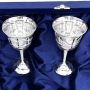 Набор серебряных рюмок для водки или коньяка "Венера-2" (2 шт) (объем 1 рюмки 60 мл) - фото 1