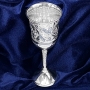 Серебряная рюмка для водки или коньяка "Алтай-6" (объем 55 мл) - фото 2