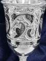 Серебряная рюмка для водки или коньяка "Алтай-6" (объем 55 мл) - фото 4