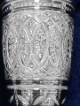 Набор серебряных бокалов "Антей-4" (2 шт) (объем 1 бокала 180 мл) - фото 2