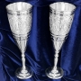 Набор серебряных бокалов "Антей-4" (2 шт) (объем 1 бокала 180 мл) - фото 1