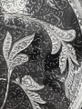 Серебряная двусторонняя фляжка (фляга) "Иллюзия" (объем 300 мл) - фото 5