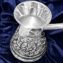 Серебряная турка для кофе "Весна-2" (объем 220 мл) - фото 2