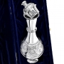 Серебряный графин для водки или коньяка "Князь-3" (объем 250 мл) - фото 1