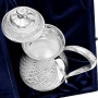 Серебряный кувшин для воды или вина "Алмазная грань-4" (объем 900 мл) - фото 2