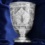 Серебряная стопка для водки или коньяка "Ладога" (объем 50 мл) - фото 1
