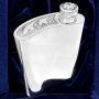 Серебряная фляжка (фляга) "Джокер-2" (объем 130 мл) - фото 3