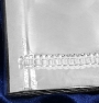 Серебряная фляжка (фляга) "Гравюра-4" (объем 130 мл) - фото 4