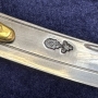 Эксклюзивная серебряная сабля со слоновой костью, горячей эмалью, золотым покрытием и булатной сталью "Империя" - фото 9
