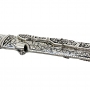 Двойной серебряный кинжал трансформер со слоновой костью, дамасской сталью и маленьким кинжалом "Бастион" - фото 13