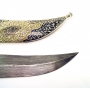 Нож серебряный ручной работы с Дамасской сталью "Властелин" - фото 5