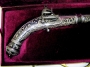 Старинный пистолет "Дантес", ручная работа, серебро - фото 2
