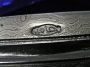 Серебряный кинжал с позолоченным гербом, слоновой костью и дамасской сталью "Халиф" - фото 4