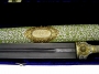 Серебряный кинжал с золотым покрытием, горячей эмалью, слоновой костью и дамасской сталью "Адонис" - фото 2