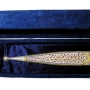 Серебряный меч с эмалью, позолотой, слоновой костью и изумрудом "Чингиз-Хан" - фото 2