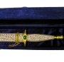 Серебряный меч с эмалью, позолотой, слоновой костью и изумрудом "Чингиз-Хан" - фото 4