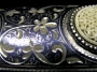 Серебряный кинжал со слоновой костью, гравировкой и чеканкой "Держава" - фото 4