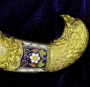 Сабля серебряная с эмалью, позолотой, слоновой костью и гравировкой "Падишах" - фото 7