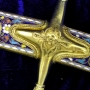 Сабля серебряная с эмалью, позолотой, слоновой костью и гравировкой "Падишах" - фото 8